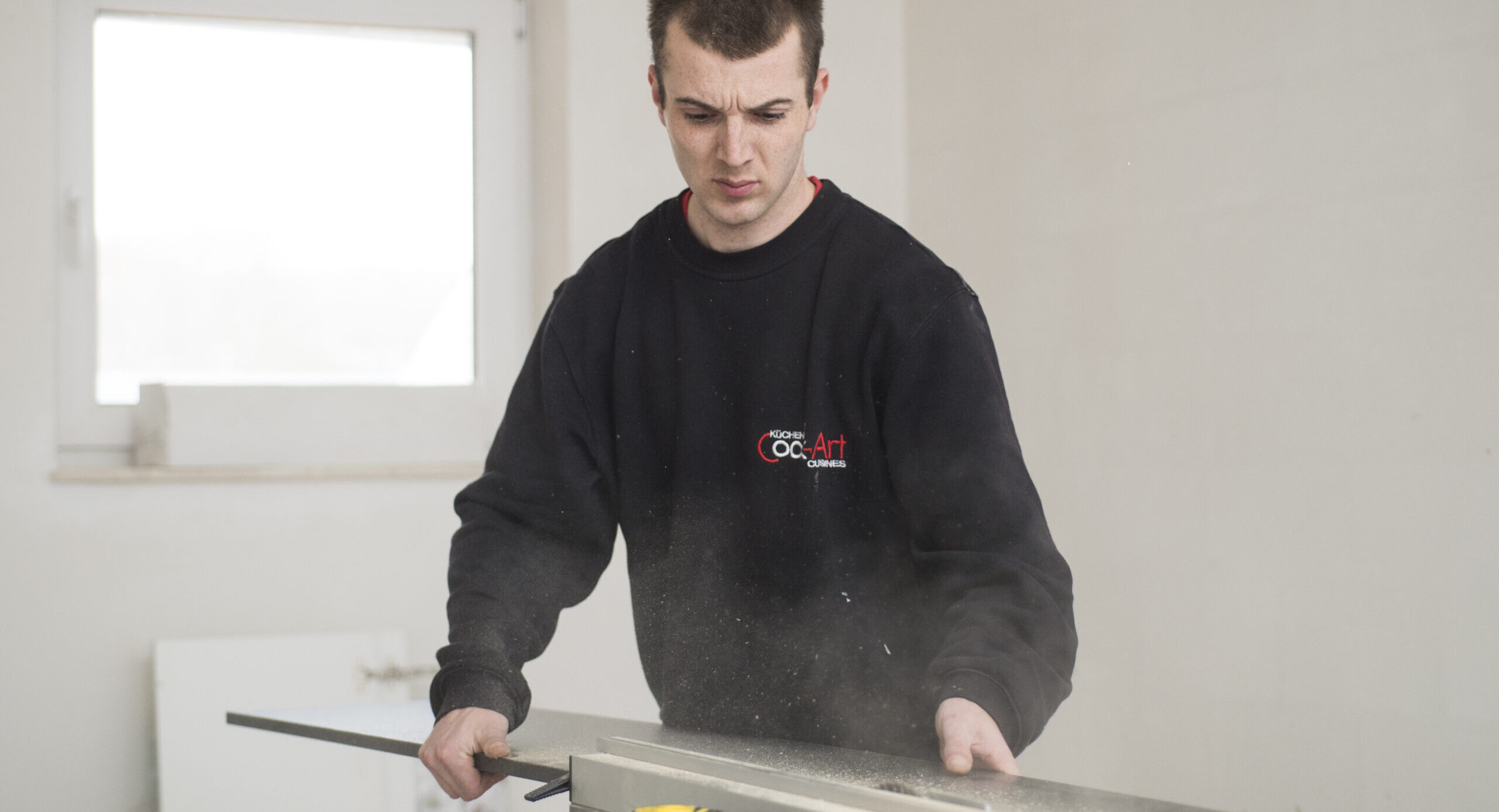 Monteur bei der Arbeit Alexander