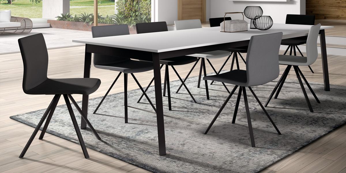 Ensemble Tisch Victoria und Stühle Silva Perfecta
